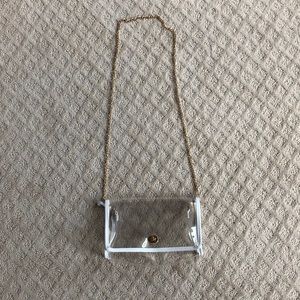 Boutique See Through Game Day Purse